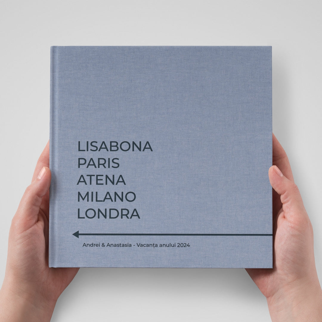 Album de Vacanță Textil cu Personalizare Premium