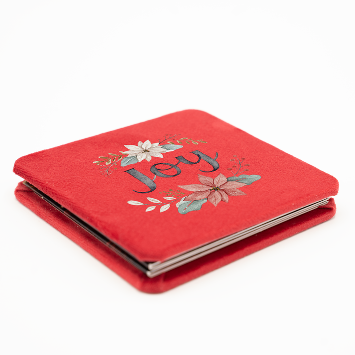 Album Acordeon pătrat cu coperta din catifea tipărită