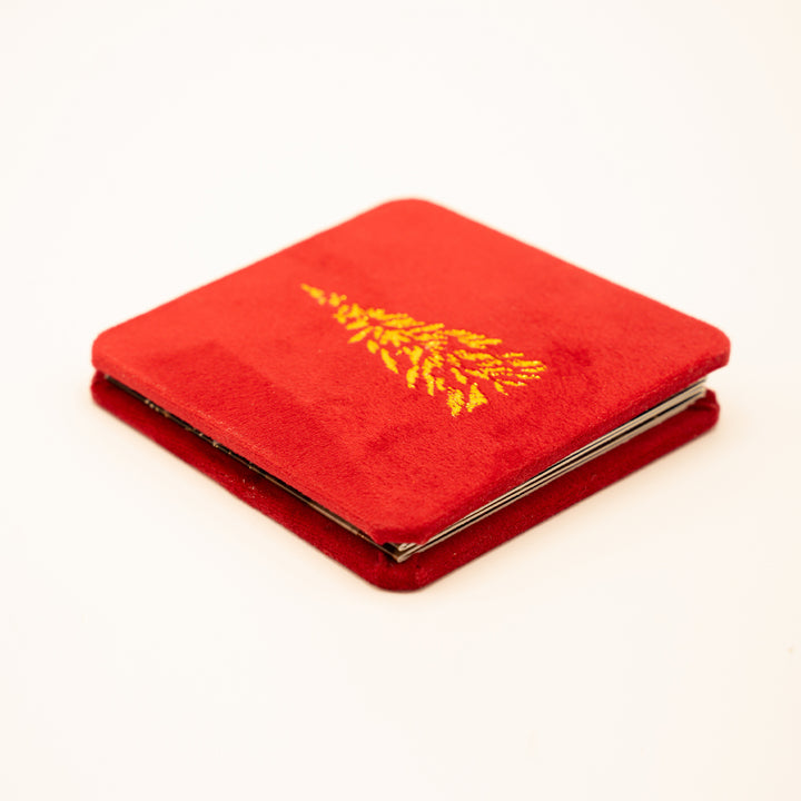 Album Acordeon pătrat cu coperta din catifea