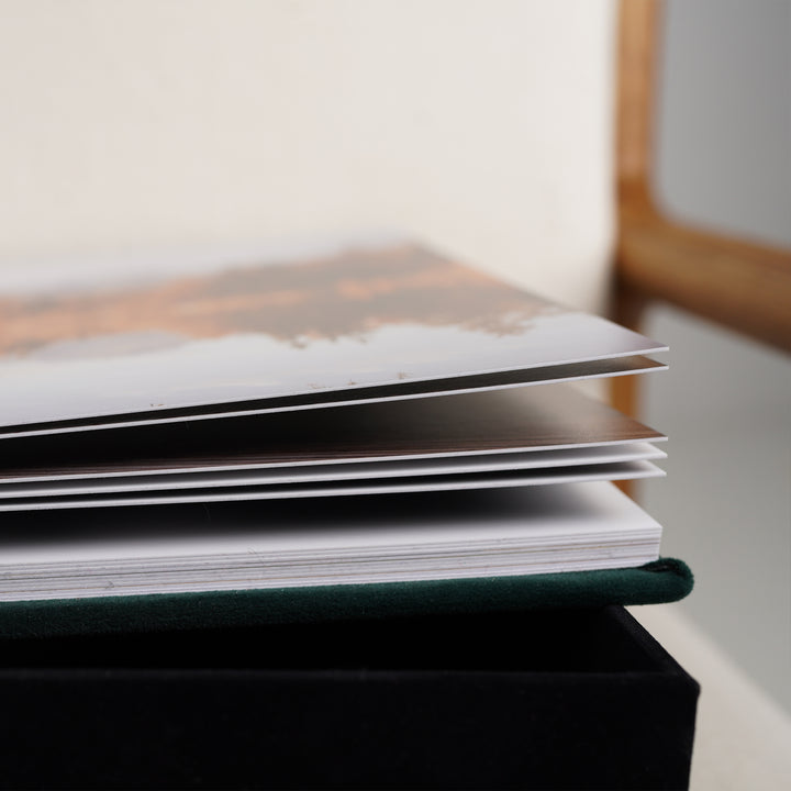 Album foto din catifea verde închis – “Forest Love”