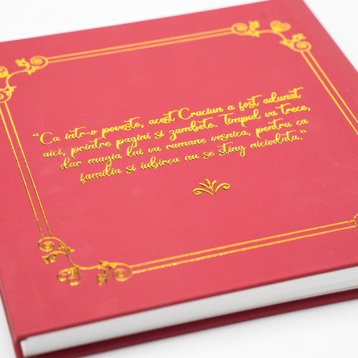 Album hardcover foto Craciun FOIL AURIU Christmas Collection
