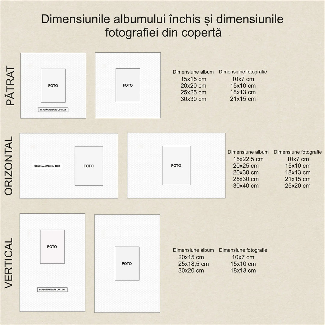 Album școlar din piele ecologică cu passpartout vertical Oscar Albums