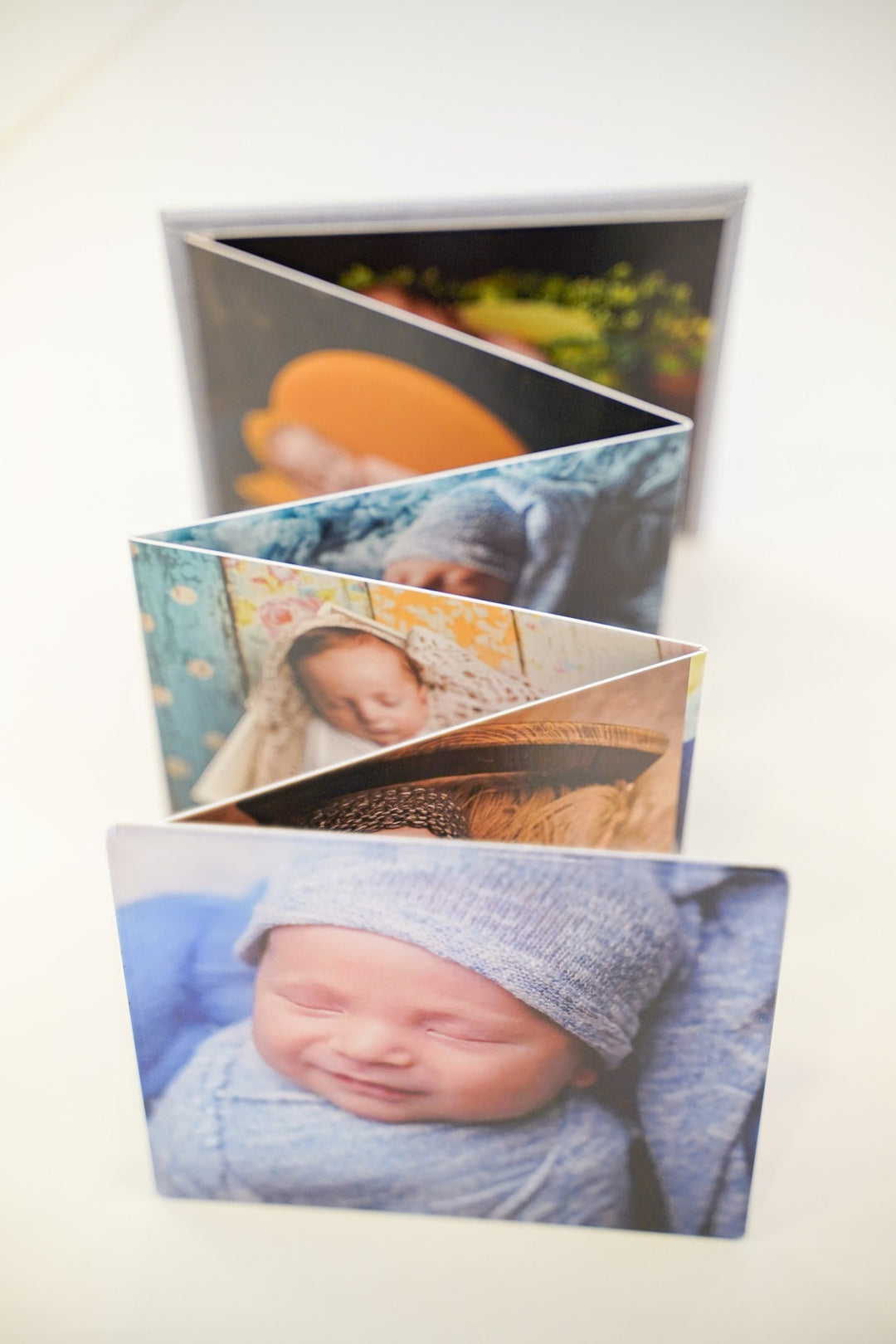 Album Acordeon pătrat cu coperta foto