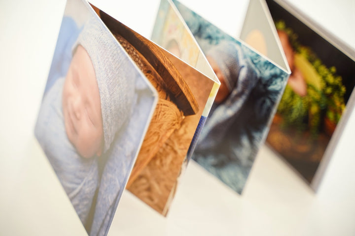 Album Acordeon pătrat cu coperta foto