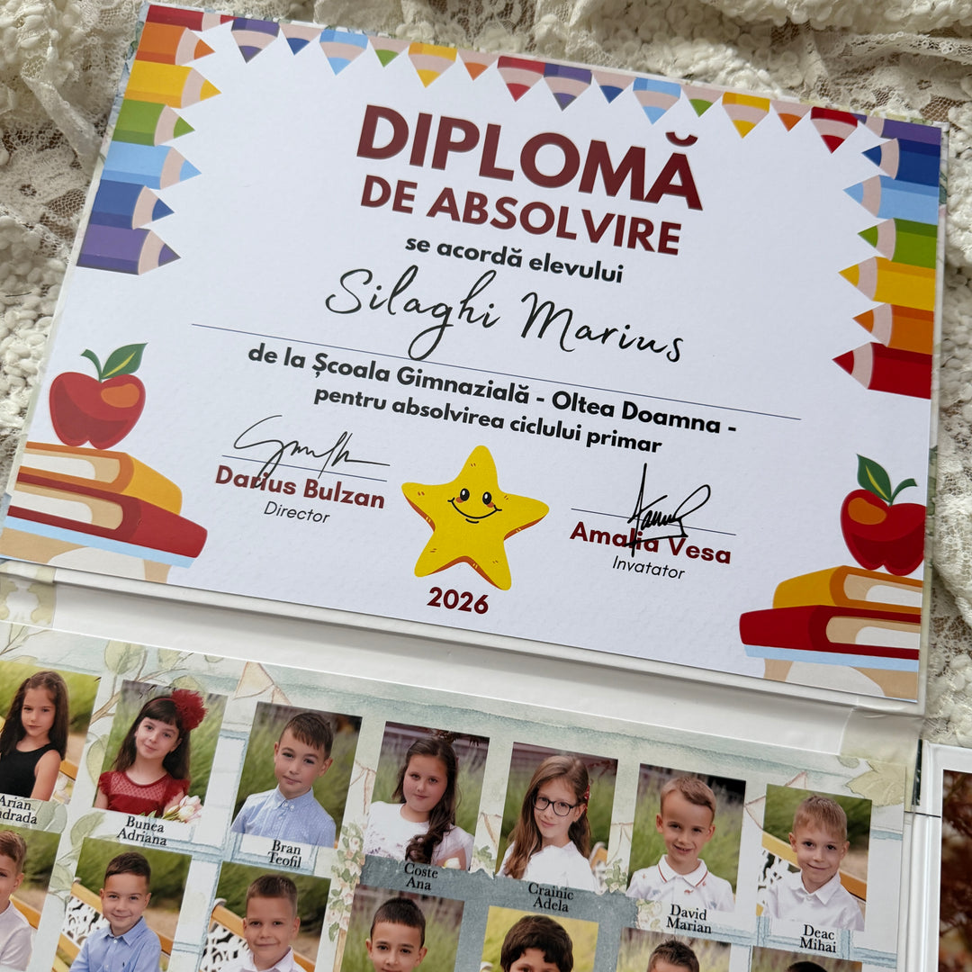 Mapă Școlară Print Oscar Junior