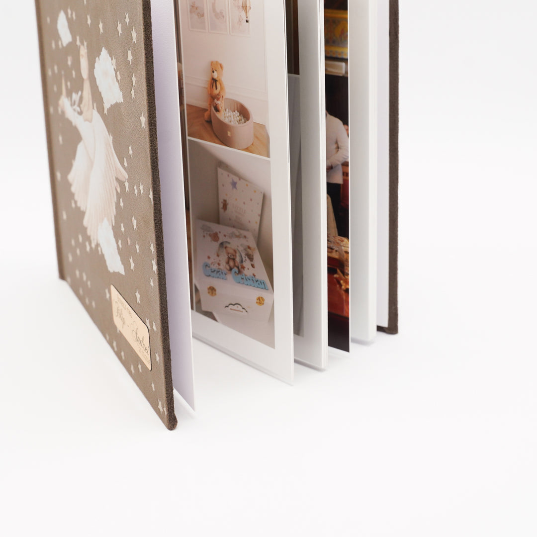 Album foto pentru botez din catifea premium