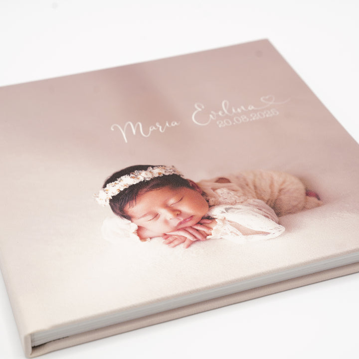 Album de botez din piele ecologică