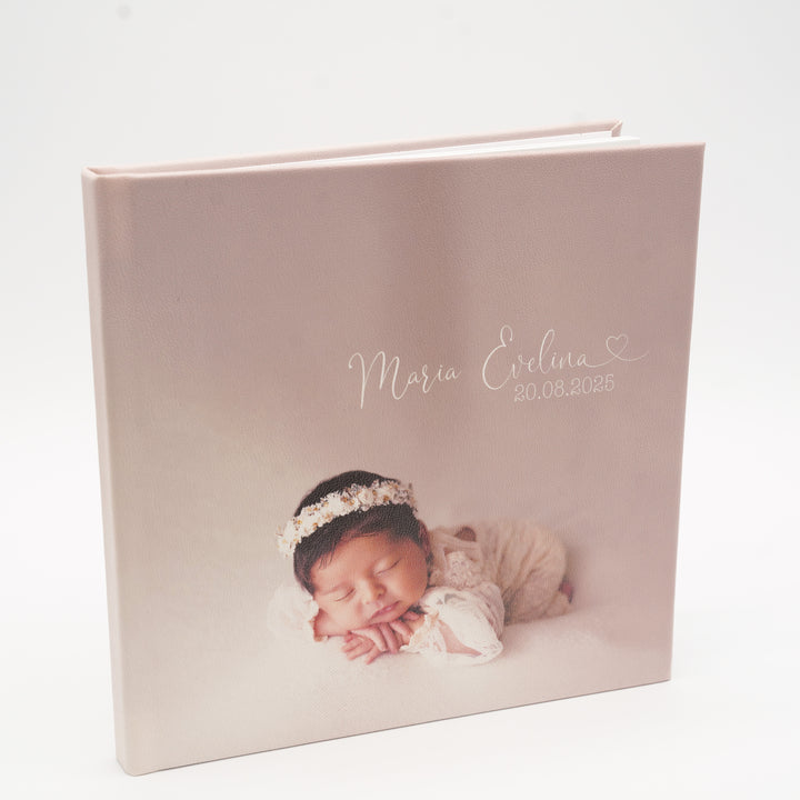 Album de botez din piele ecologică