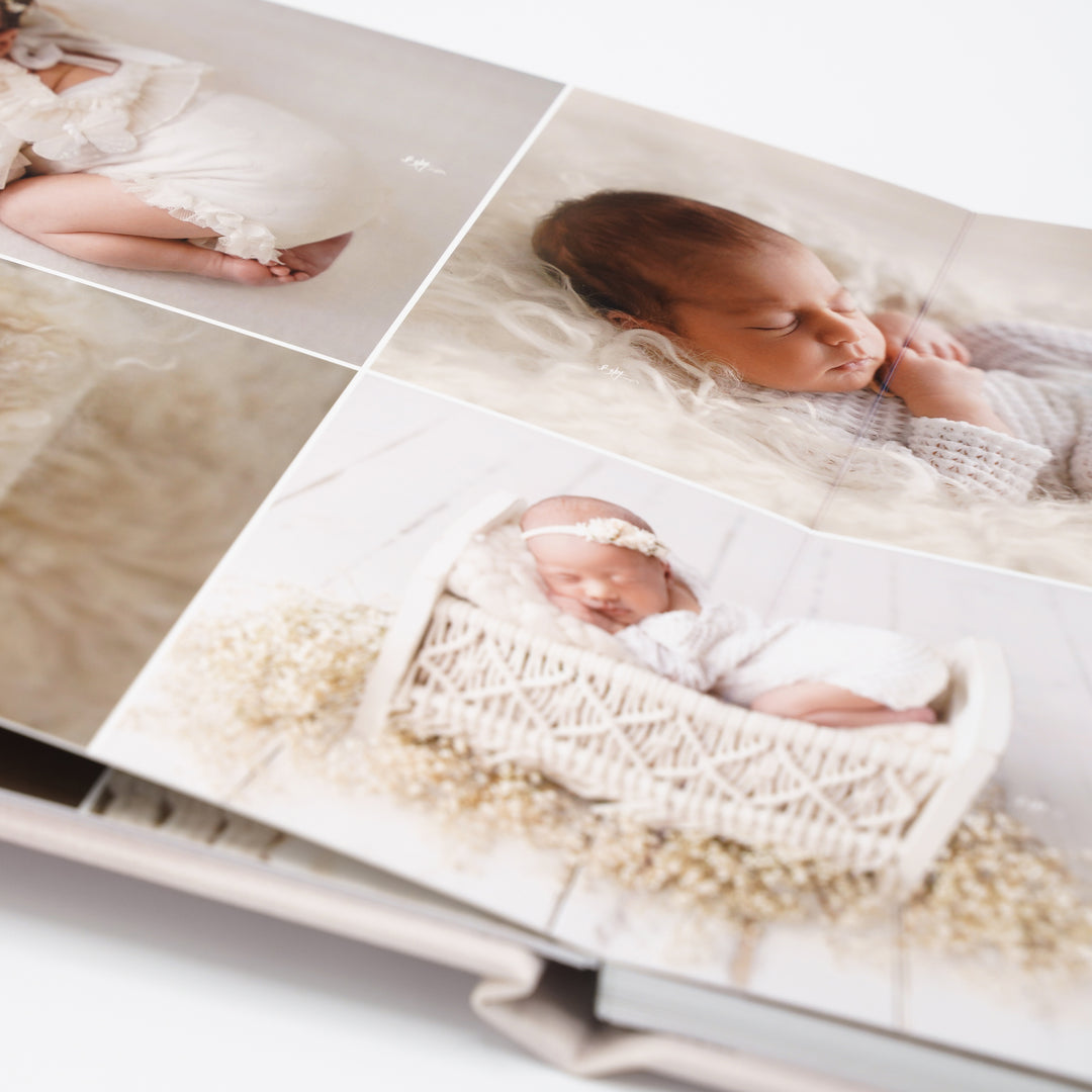 Album de botez din piele ecologică