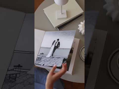 Album Foto de Nuntă Personalizat, Copertă din Catifea Premium cu Gravură Laser 15
